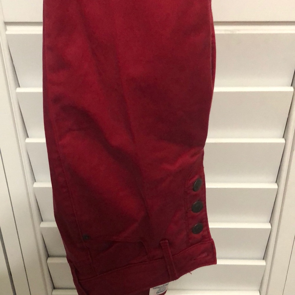 Red jeans